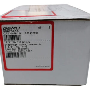 Gemu 615 12d 1125411/n Diaphragm No 88670456