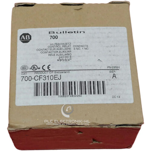 Contactor Allen-bradley 700-cf310ej, 3 Polos, Ac1, Riel