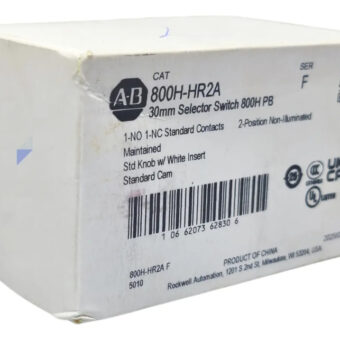 800h-hr2a Allen-bradley 30mm Type 4/4x/13 2-pos Selector Negro
