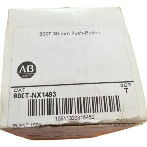 Allen Bradley 800t-nx1493 Botón Pulsador Rojo