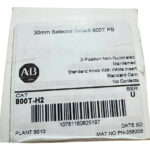 Allen-bradley 800t-h2 30mm Selector Switch 800t Pb Negro