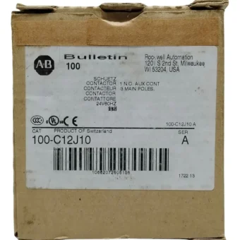 Allen-bradley 100-c12j10 Contactor