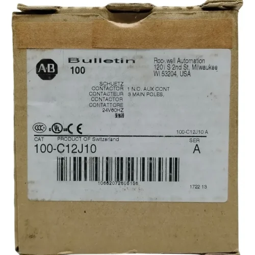 Allen-bradley 100-c12j10 Contactor