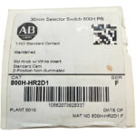 Allen-bradley 800h-hr2d1 Interruptor Selector De 30 Mm 800h  Negro