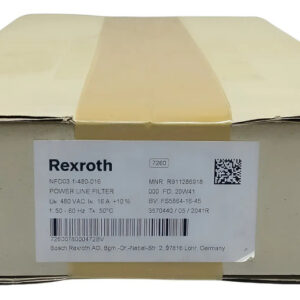 Rexroth Nfd03 1-480-016 Filtro De Linea De Alimentacion