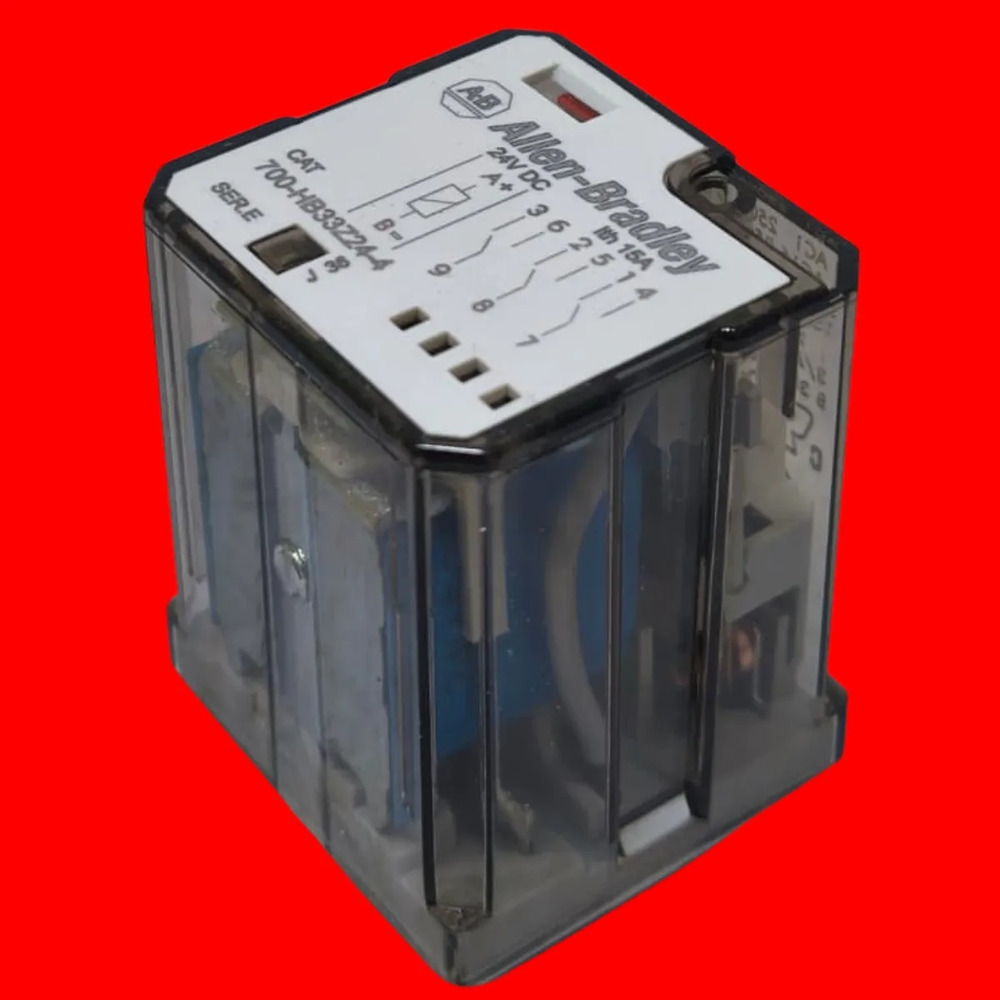 Allen Bradley 700-hb33z24-4 General Relay Square Base - Imagen 3