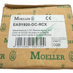 Moeller Easy820-dc-rcx 24vdc Relay C-w Display Clock