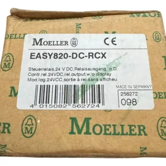 Moeller Easy820-dc-rcx 24vdc Relay C-w Display Clock