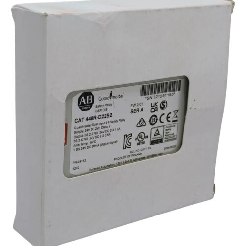 440r-d22s2 Relé De Seguridad Guardmaster Allen-bradley 24vdc