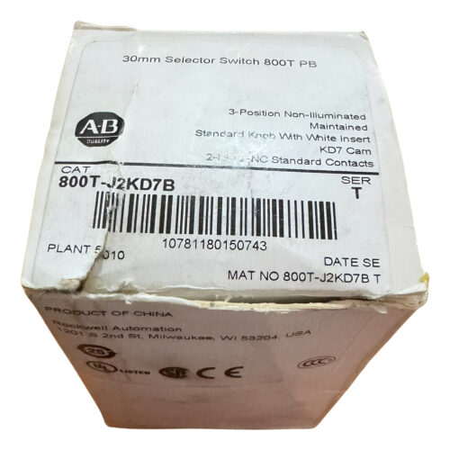 Allen Bradley 800t-j2kd7b Negro