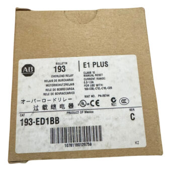 Allen-bradley 193-ed1bb Relé De Sobrecarga De Estado Sólido