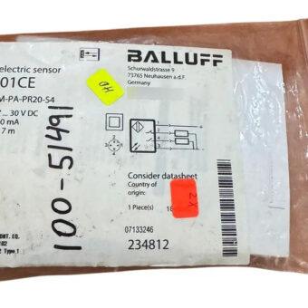 Balluff Bos01ce Retrorreflectivo Sensor Bos 18m-pa-pr20-s4