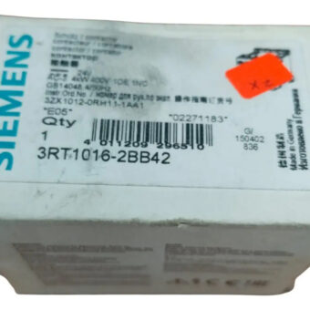 Siemens 3rt1016-2bb42 Contactor