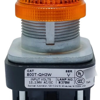800t-qh2w Allen Bradley Pilot Light 12-130 Vac/dc Red Led Naranja