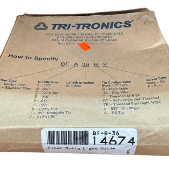 Tri-tronics Fiber Optic Light Guide Bf-b-36
