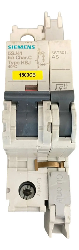 Siemens 5sj4111-7hg40 Interruptor De Circuito Y 5st3010-ohg
