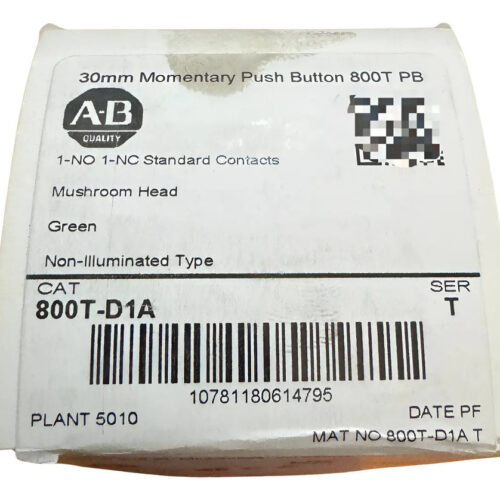 800t-d1a Allen-bradley Boton Operador 1na-1nc Hongo Verde Verde