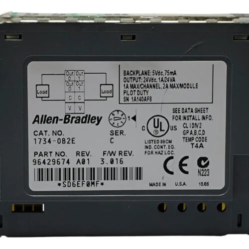 Allen Bradley 1734-ob2e Salida Módulo 1734-0b2e
