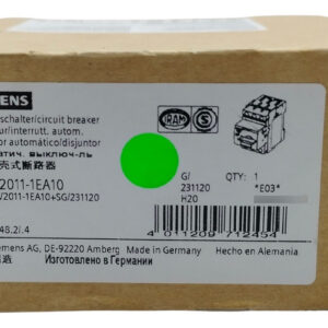 Guardamotor 2.8 A 4a 3rv2011-1ea10 Innovation S00 Siemens 50hz/60hz