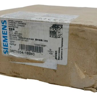 Siemens 3rt1034-1bb40 Contactor De Potencia Ac-3 32 A 15 Kw