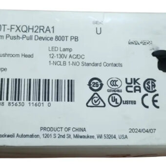 Allen-bradley 800t-fxqh2ra1 Boton Pulsador Iluminado Led