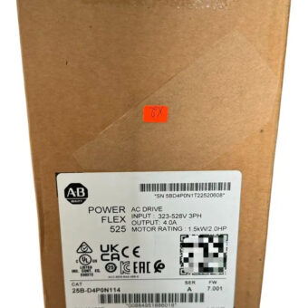 25b-d4p0n114 Allen-bradley Powerflex 525 Drive 1.5kw 2hp