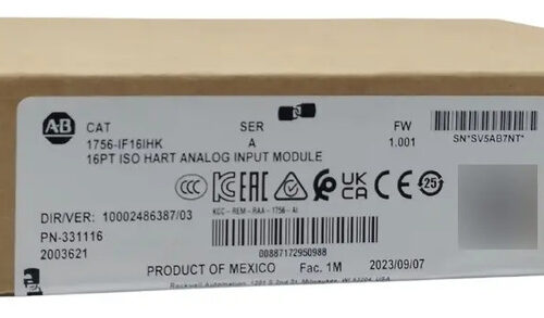 1756-if16ihk Allen-bradley Controllogix Hart De 16 Puntos