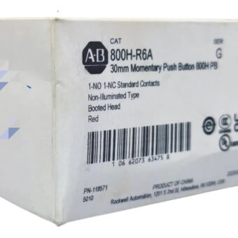 800h-r6a Allen-bradley Boton Operador Rojo 1no/1nc Rojo