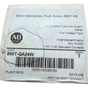 Allen Bradley 800t-qa24w Pulsador, Blanco, Extendido Headgua Blanco
