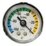 Vacuometro Para Vacío Presion Negativa -kpa Marca Smc 1/8 R
