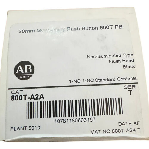 Allen Bradley 800t-a2a Pulsador Negro