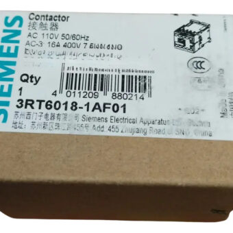 Siemens 3rt6018-1af01 Contactor
