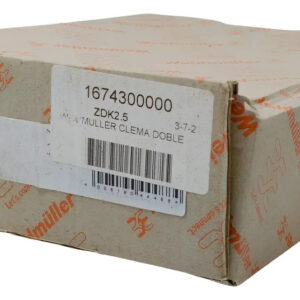 1674300000 Weidmuller Clema Doble Piso Zdk 2.5(50 Piezas)