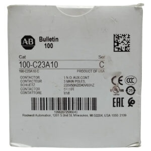 Contactor Allen Bradley 100-c23a10-c De 220 V
