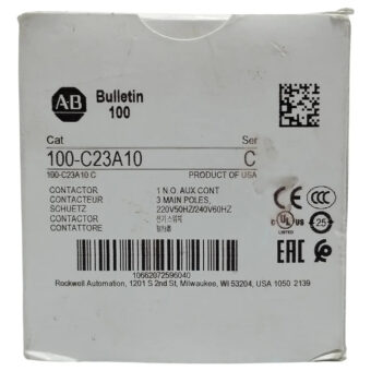 Contactor Allen Bradley 100-c23a10-c De 220 V