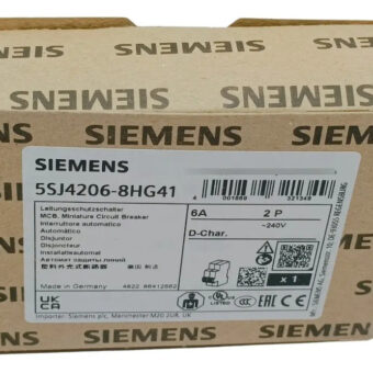 Siemens 5sj4206-8hg41 Termomag Riel 2p 6a D 14ka 440va
