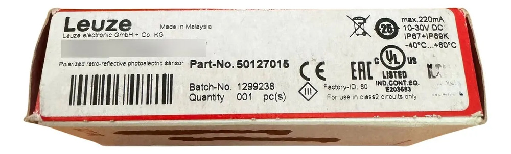 Prk46c.1/4p-m12 Leuze Electronic Polarized Photoelectric
