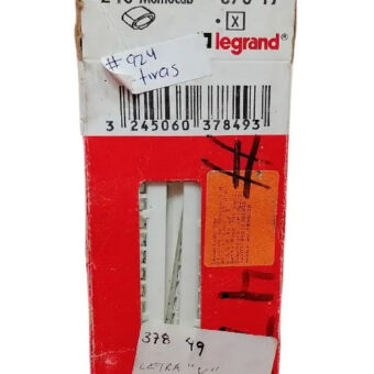 Marcador Para Cable Letra  X  408 Piezas Legrand