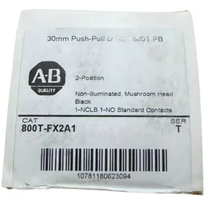 Allen Bradley 800t-fx2a1 Ser. T Rojo