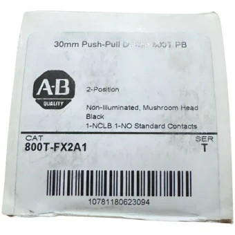 Allen Bradley 800t-fx2a1 Ser. T Rojo