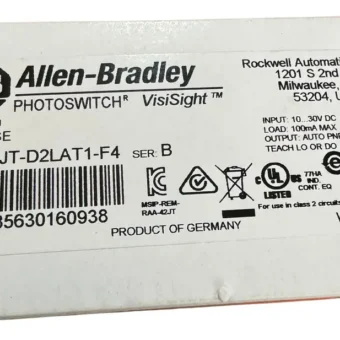 Allen Bradley 42jt-d2lat1-f4 Sensor Fotoeléctrico