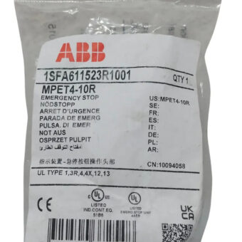 Abb 1sfa611523r1001 Mpet4-10r Parada De Emergencia