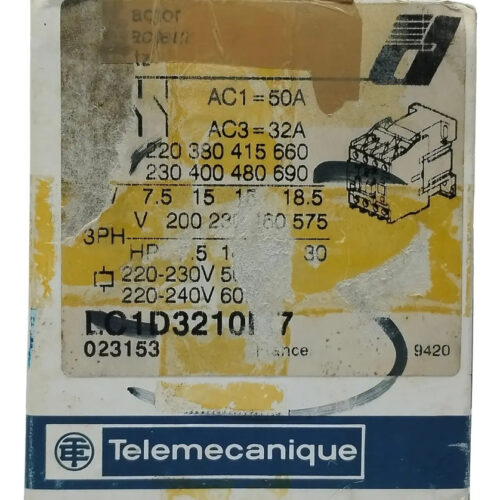 Contactor De Potencia Lc1d3210m7 Telemecanique
