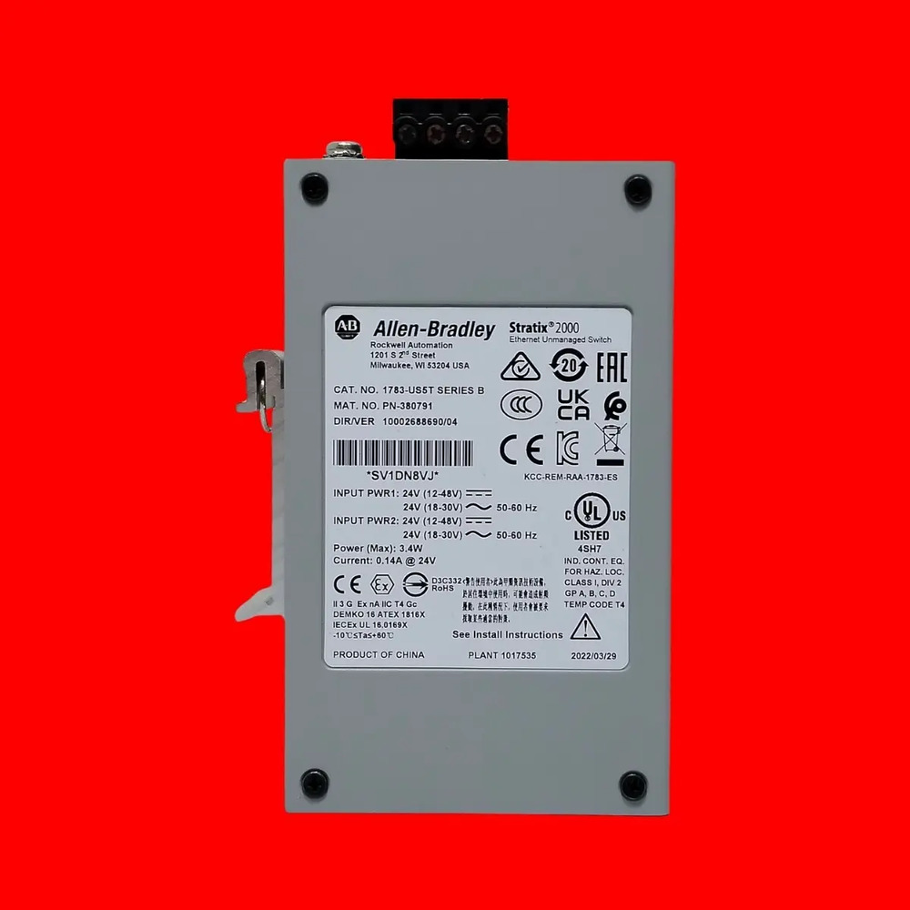 Allen Bradley 1783-us5t Ethernet Switch Stratix 2000* - Imagen 5