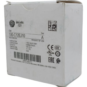 100-c12ej10 Allen-bradley Iec Contactor 12a 24vdc