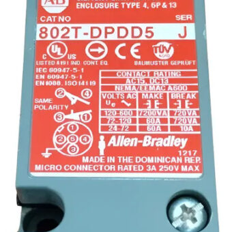 Allen Bradley 802t-dpdd5 Interruptor De Límite* Rojo
