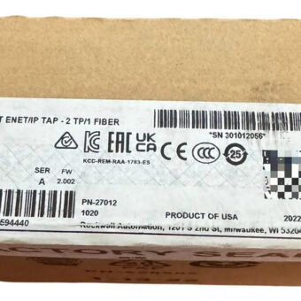 Allen-bradley 1783-etap1f 3-port Enet/ip Tap-2tp/1 Fiber