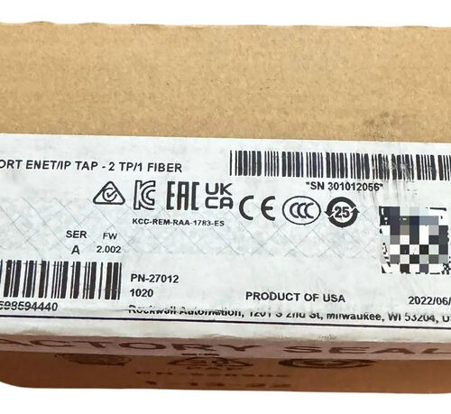 Allen-bradley 1783-etap1f 3-port Enet/ip Tap-2tp/1 Fiber