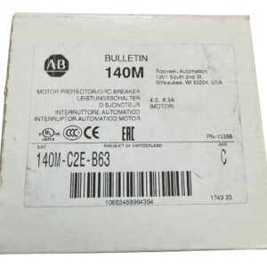 Allen-bradley 140m-c2e-b63 Motor Protection Circuit Breaker,