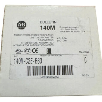 Allen-bradley 140m-c2e-b63 Motor Protection Circuit Breaker,